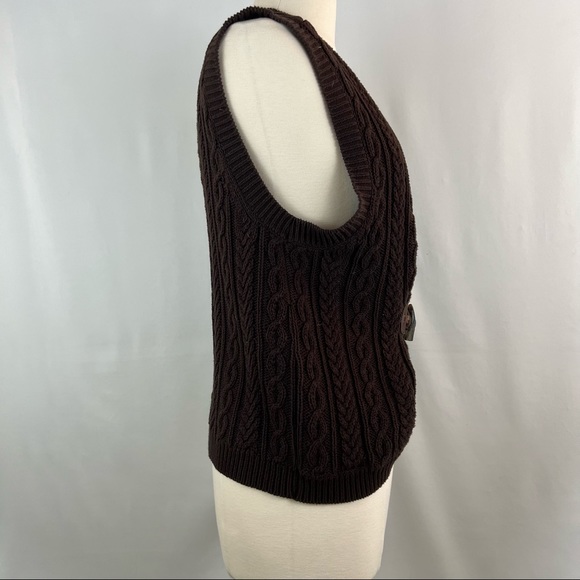 Chaps Vest Brown Size Large - Picture 5 of 10